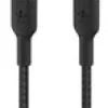 BOOST CHARGE USB-C to USB-C Cable Braided, 2m, Black