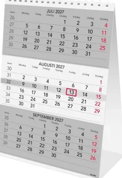Bordskalender Triplaner 2027