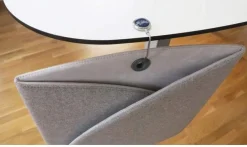 Bordsskärm StandUp Screen Vikbar Grå B:58 cm