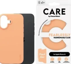 CARE iPhone 16 Case Peachy