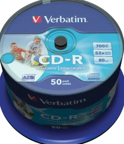 CD-R VERBATIM 700MB Printable 50/FP