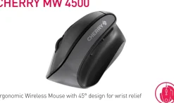 Cherry MW 4500 Wireless Mouse, Black