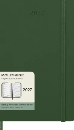 Classic Hard 12M Week Note Large Myrtle Green 2027