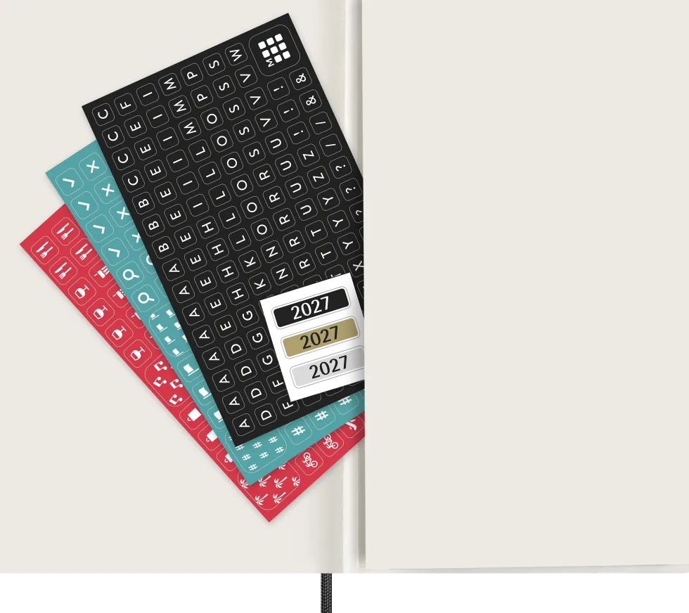Classic Soft 12M Week Note Large Svart 2027