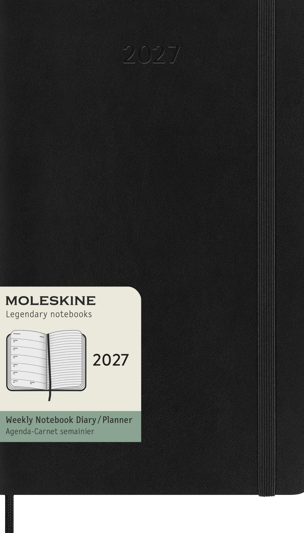 Classic Soft 12M Week Note Large Svart 2027
