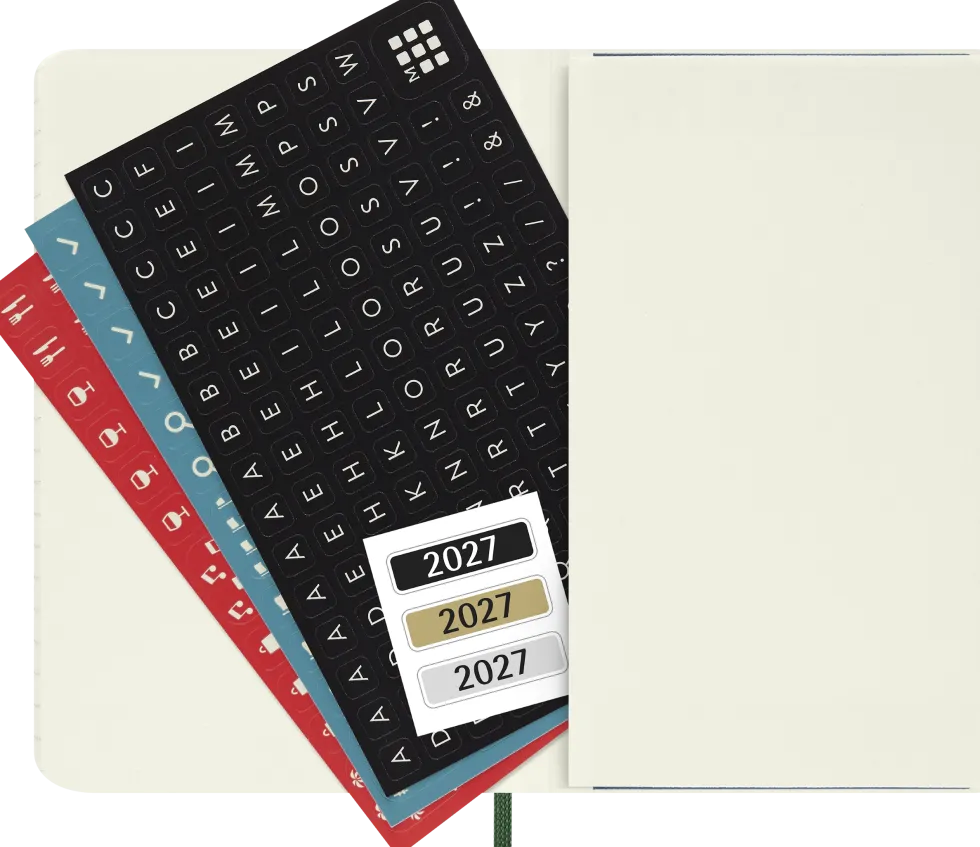 Classic Soft 12M Week Note Pocket Myrtle Green 2027