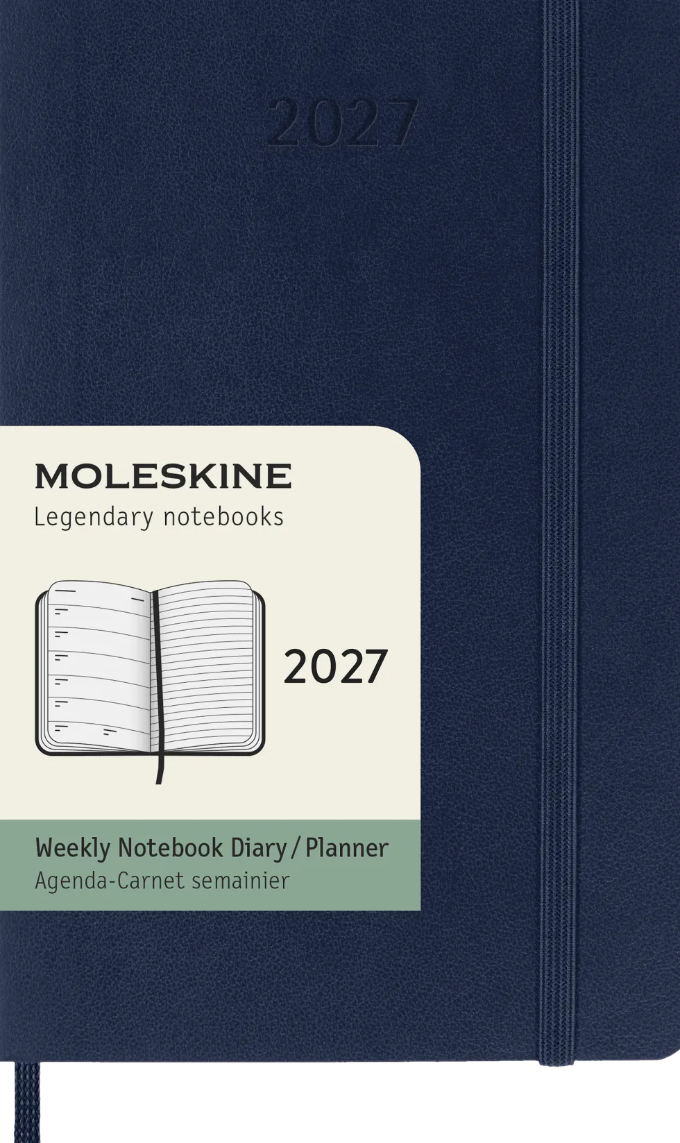 Classic Soft 12M Week Note Pocket Sapphire Blue 2027