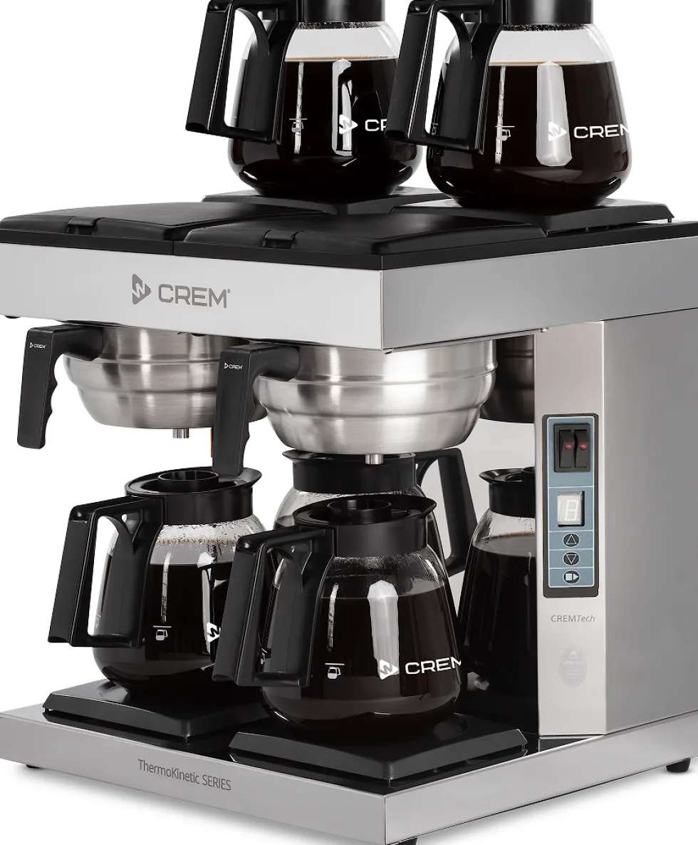 CREM Coffee Queen DA-4 med Vattenanslutning, 2x1.8L