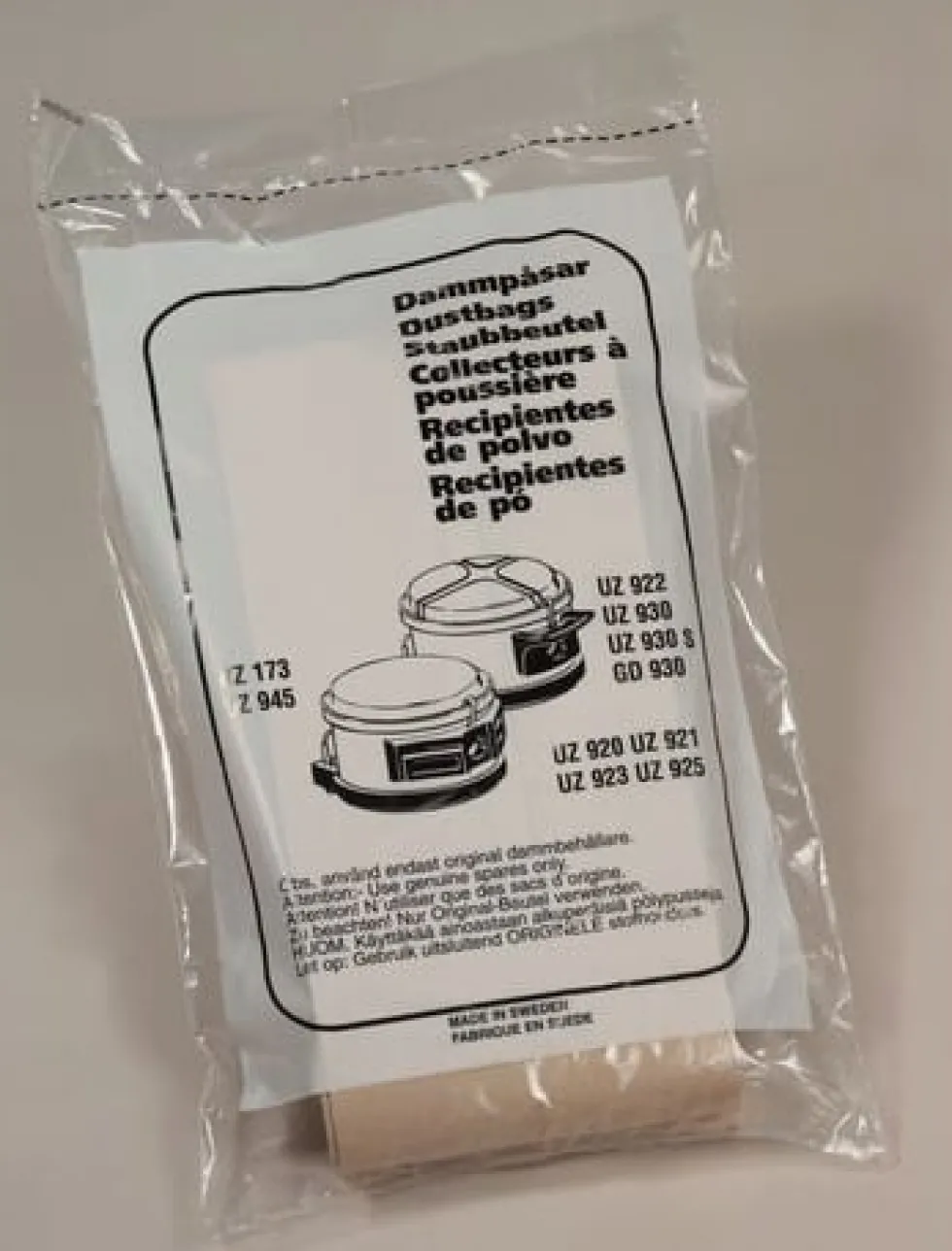 Dammsugarpåse NILFISK, 10/fp (VP930 / GD930)