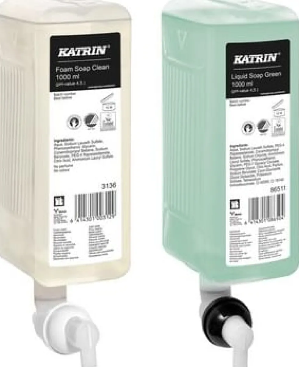 Dispenser KATRIN Tvål 1L vit