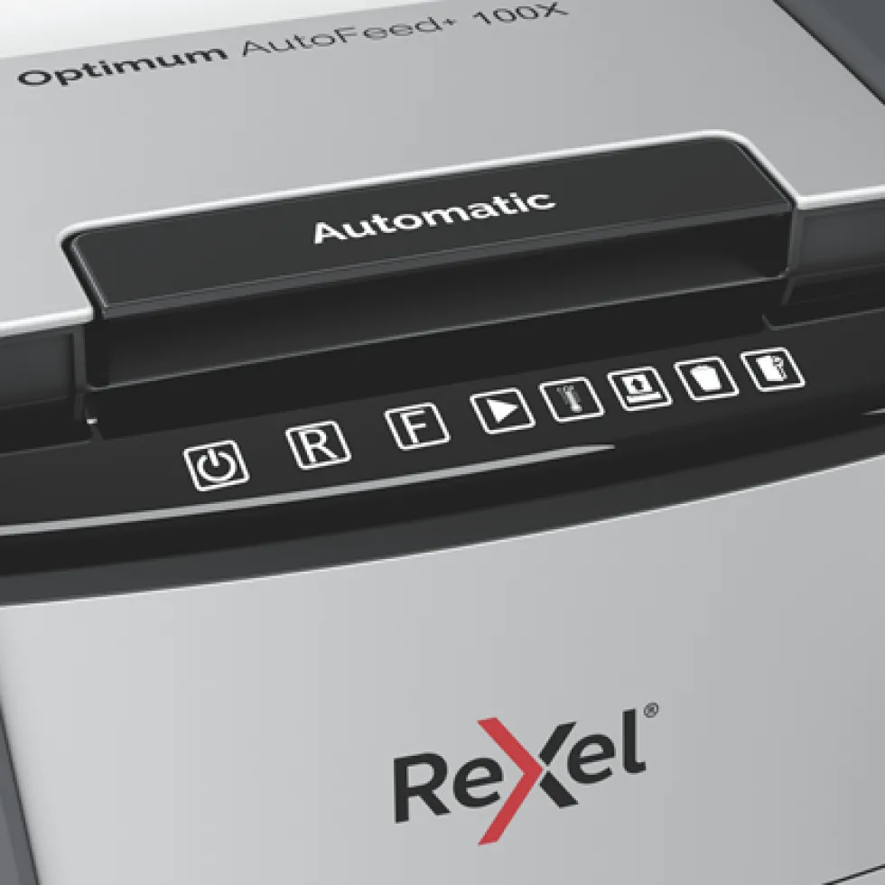 Dokumentförstörare REXEL AutoFeed+ 100X P-4
