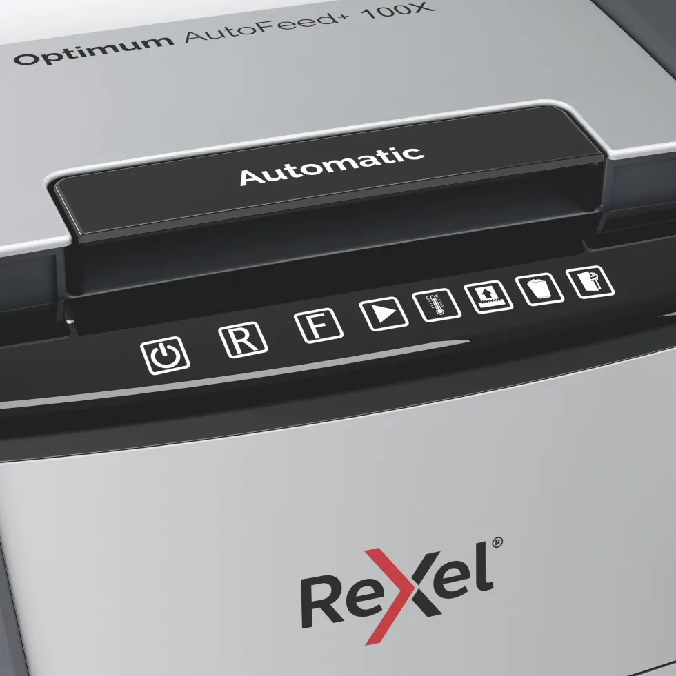 Dokumentförstörare REXEL AutoFeed+ 100X P-4