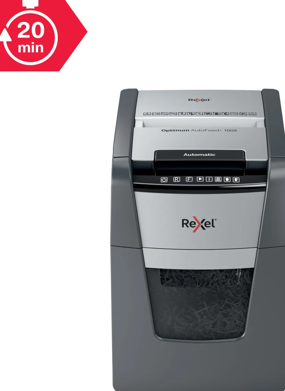 Dokumentförstörare REXEL AutoFeed+ 100X P-4