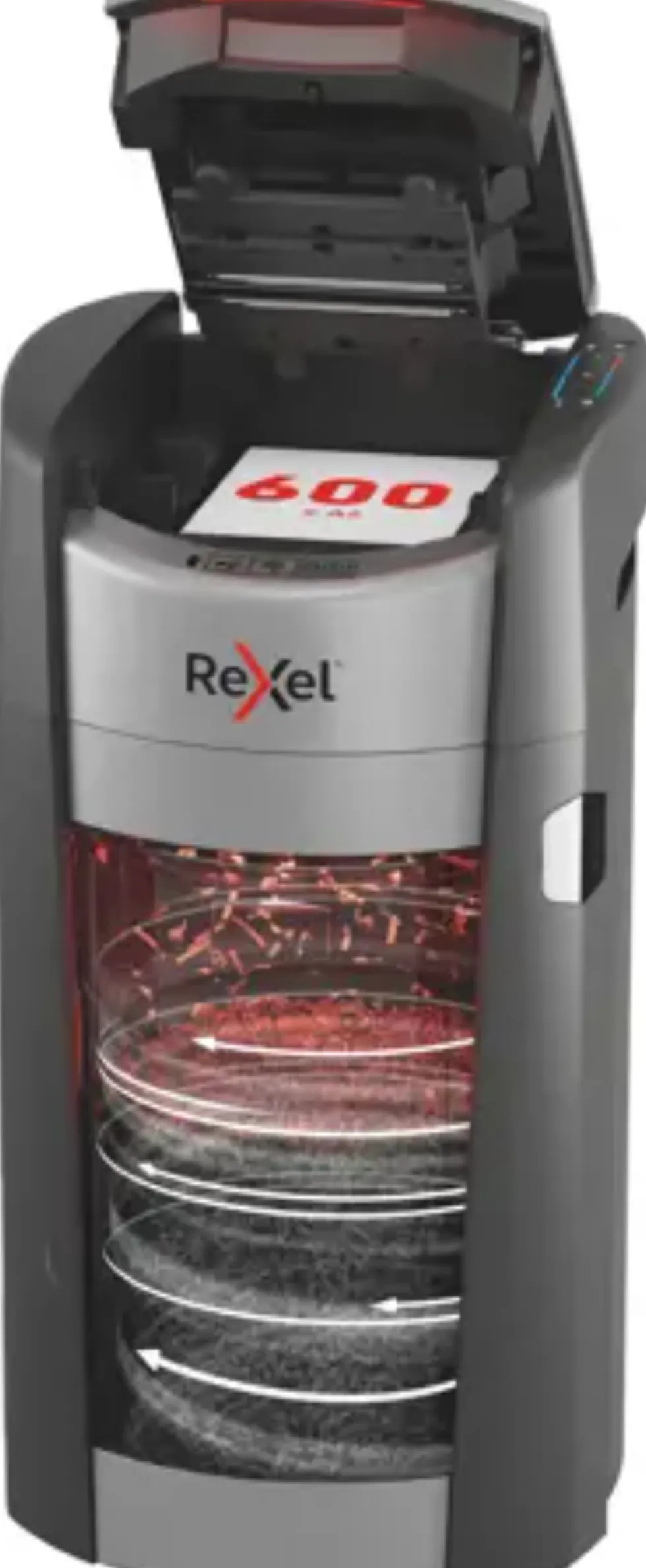 Dokumentförstörare Rexel Max AutoFeed+ 600M P5