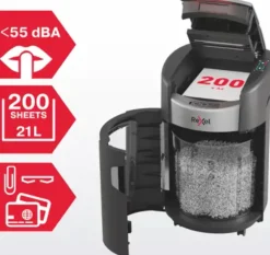 Dokumentförstörare Rexel Max AutoFeed+ 200M P5