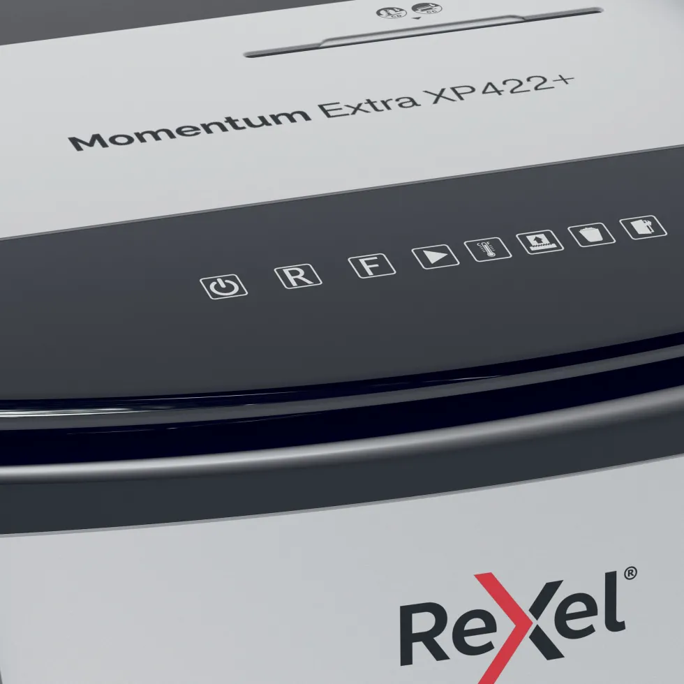 Dokumentförstörare Rexel Momentum Extra XP422+P4