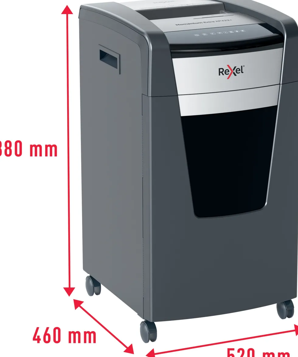 Dokumentförstörare Rexel Momentum Extra XP422+P4