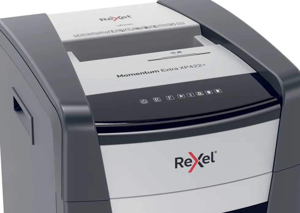 Dokumentförstörare Rexel Momentum Extra XP422+P4