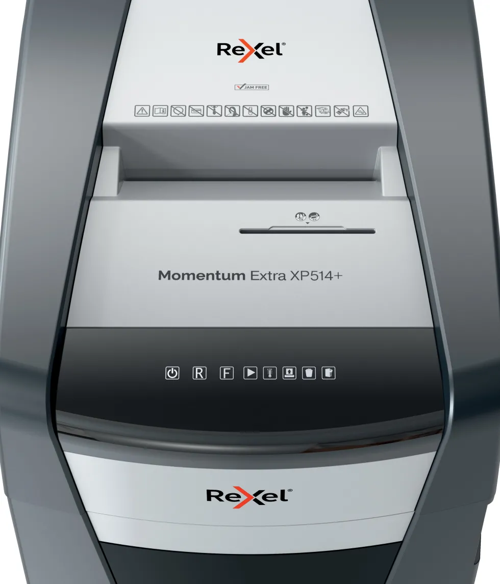 Dokumentförstörare Rexel Momentum Extra XP514+P5