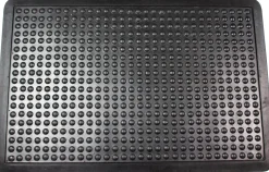 Doortex anti-fatigue rubber mat 61x91 cm black