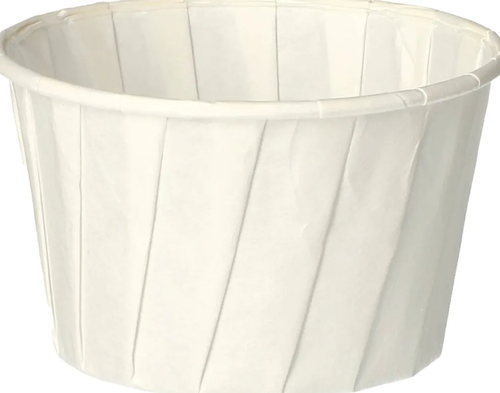 Dressingbägare 90ml vit 100/fp