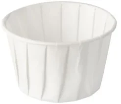 Dressingbägare 90ml vit 100/fp