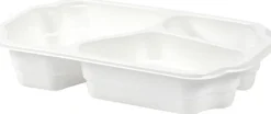 Duniform Takeaway 3-fack Vit, PP-plast, 246/fp