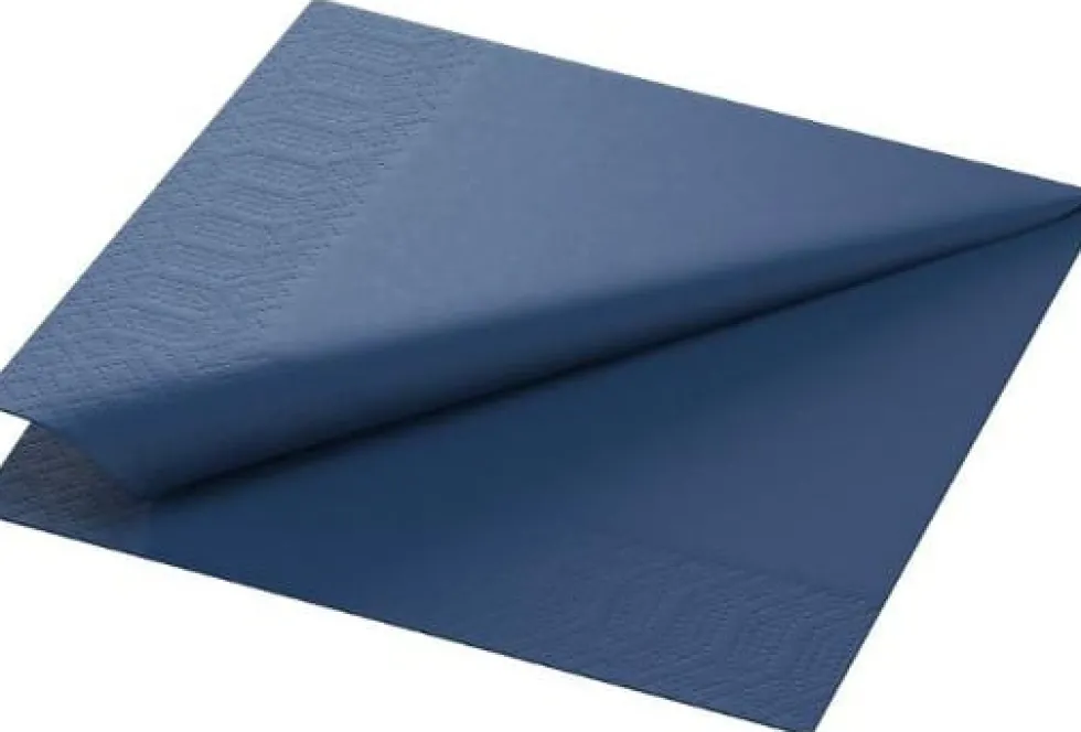 Duni Servett D1-lags 33x33cm Mörkblå, 500st