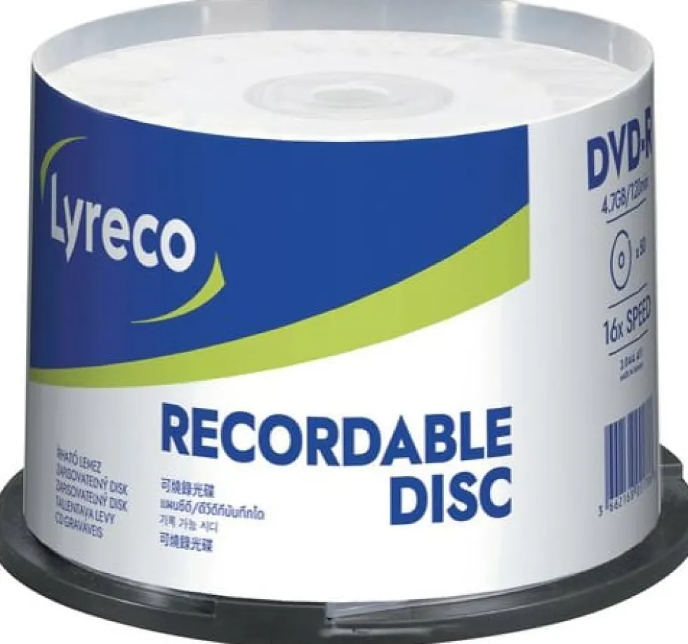 DVD-R LYRECO 4,7GB 50/fp