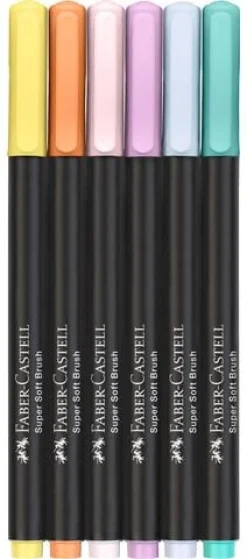 Fiberpenna Black Edition pastel 6/fp