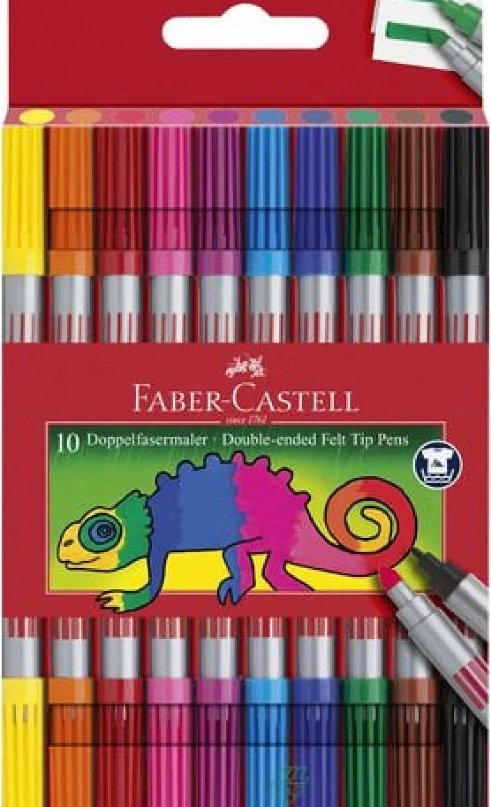 Fiberpenna Dubbelspets Etui 10/fp
