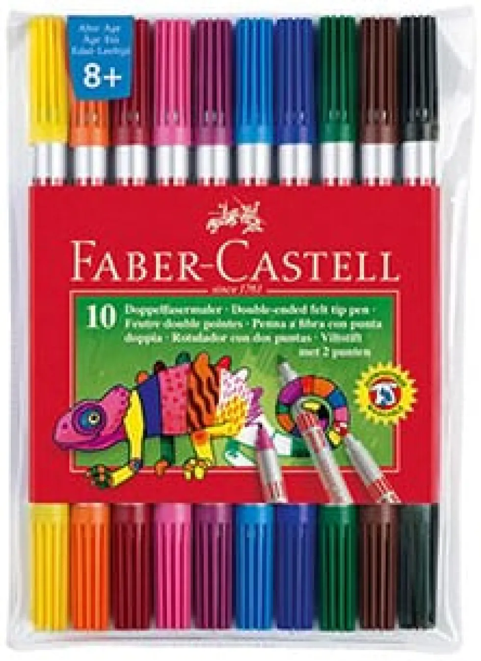 Fiberpenna Dubbelspets Etui 10/fp