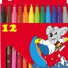 Fiberpenna, 12 färger