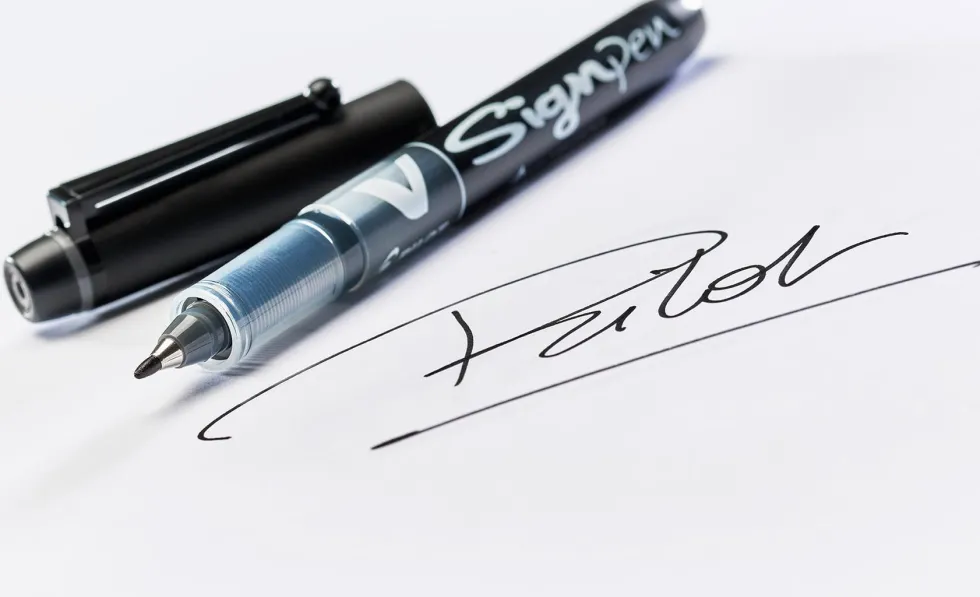 Fiberpenna Pilot Sign Pen svar