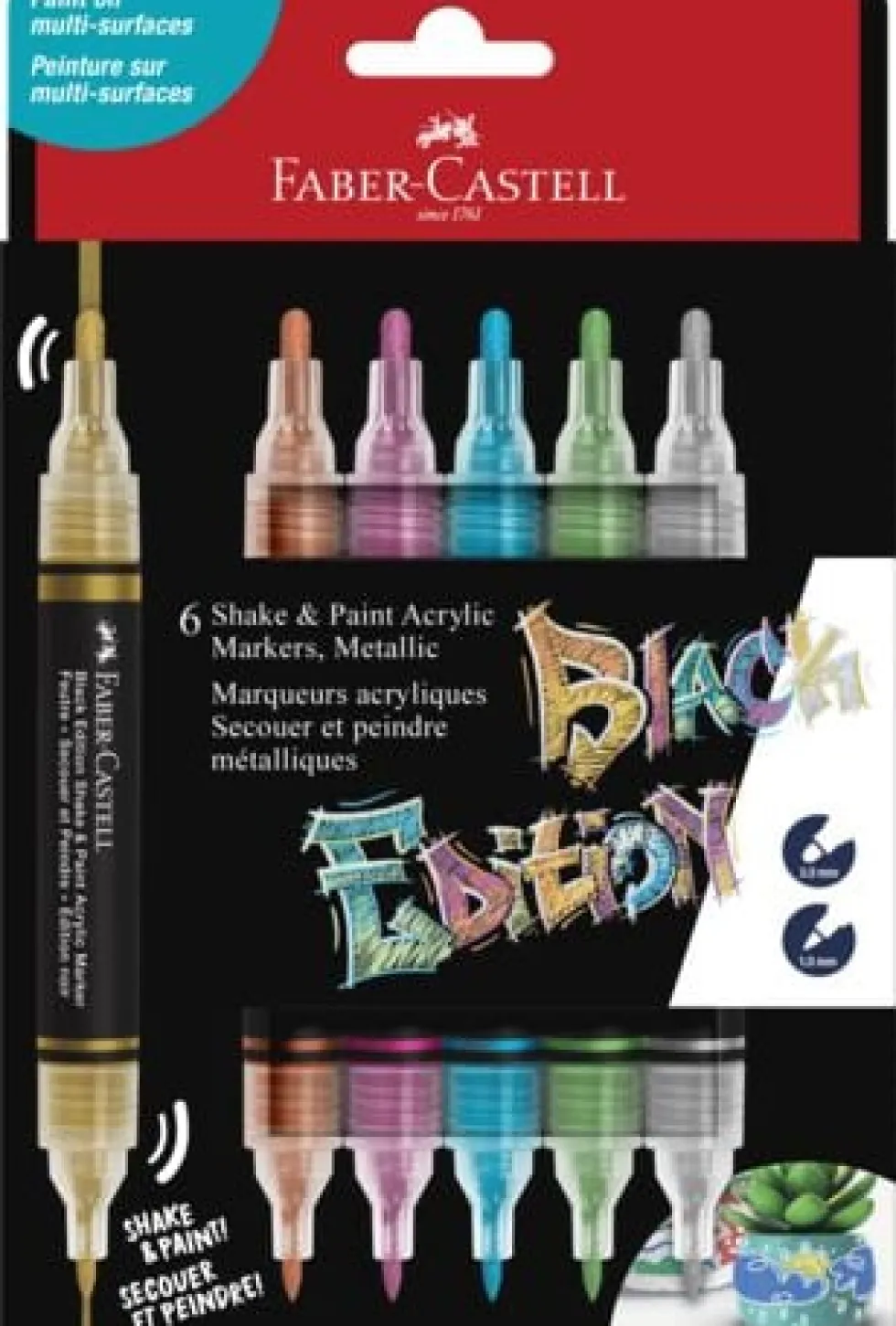 Fiberpenna shake&Paint classic 6/fp