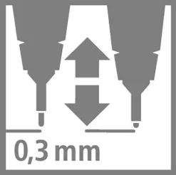 Fiberpenna STABILO Sensor Blå, 0,3mm, 10st