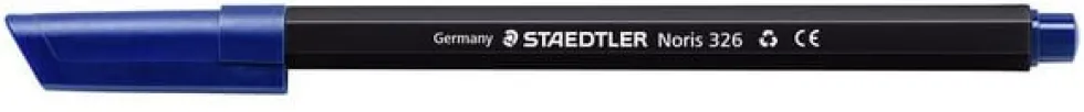 Fiberpenna STAEDTLER 326 1mm Svart