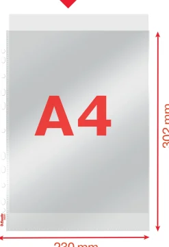 Ficka PP A4 105my glasklar (10)