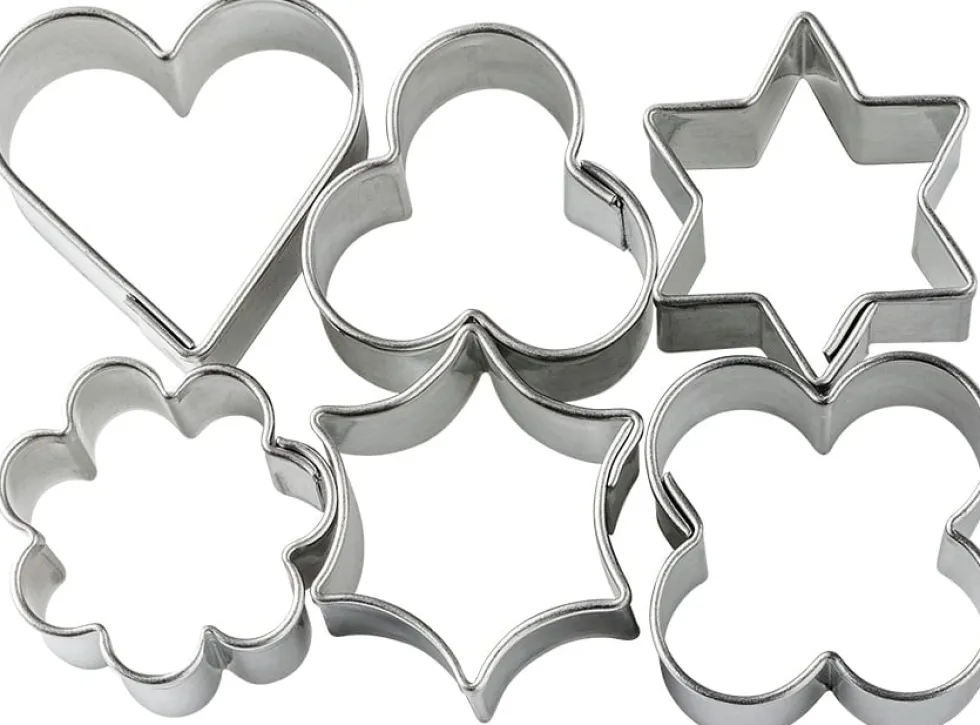 Fimo Acces Metal Forme Ø 2Cm 6 Ass/Bk