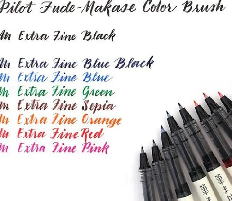Fineliner PILOT Brush pen orange