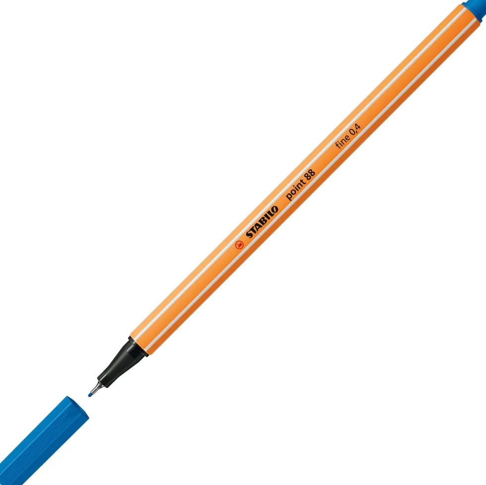 Fineliner STABILO Point 88 mellanblå