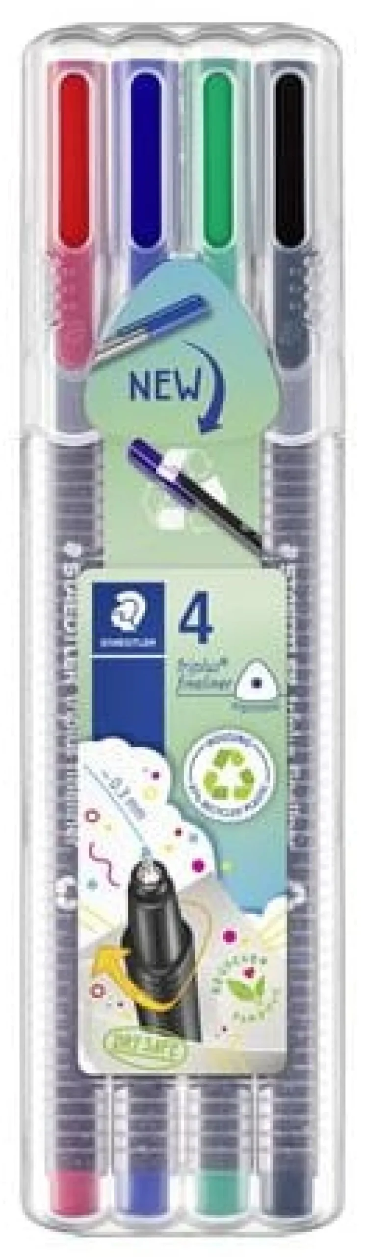 Fineliner STAEDTLER Triplus Color 4/fp