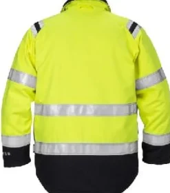 Flam Vinterjacka Varsel Gul/Marin 2XL