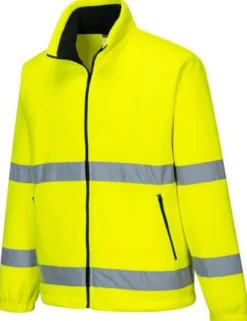 Fleecetröja Hi-vis PW F250 gul M