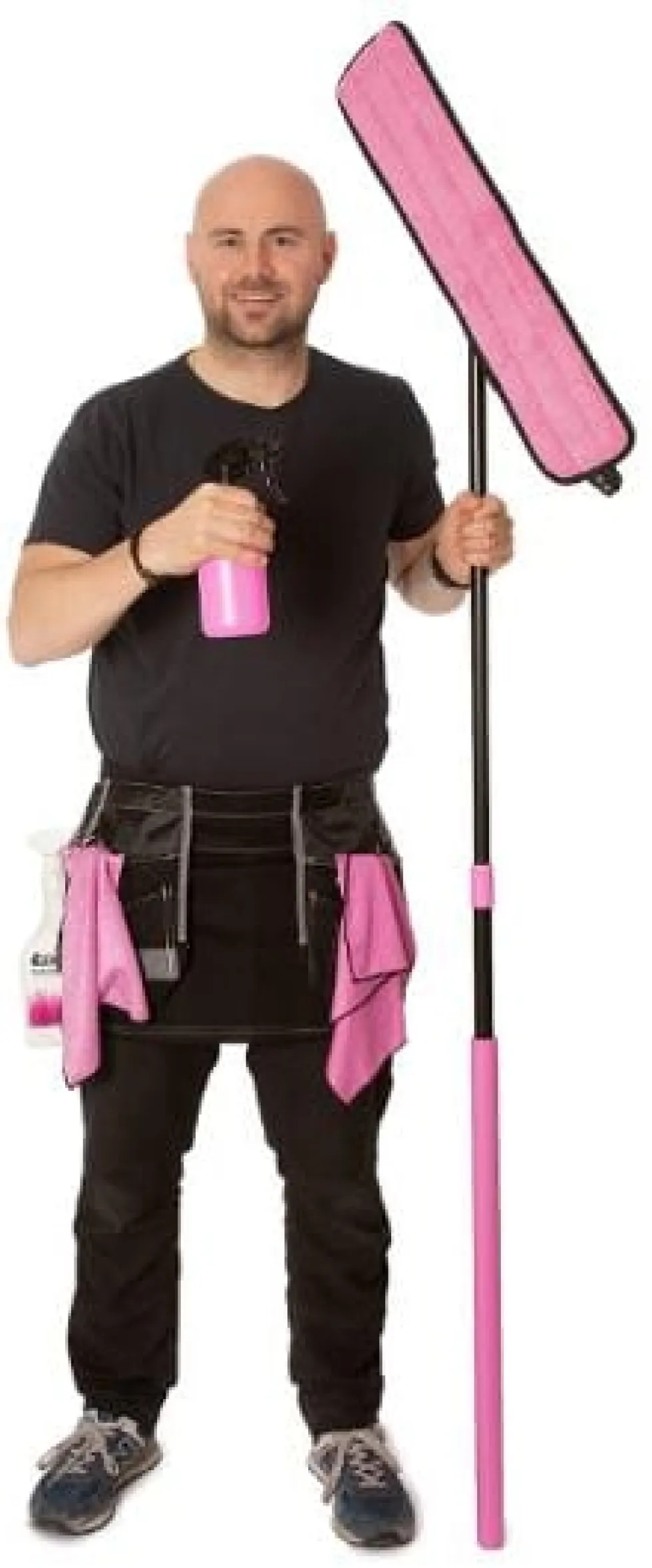 Fönsterduk VIKUR F1 40x40cm rosa