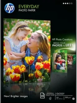 Fotopapper HP Q5451A A4 glossy 200g 25/FP