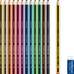 Färgblyertspenna Noris bonus pack ass (14)