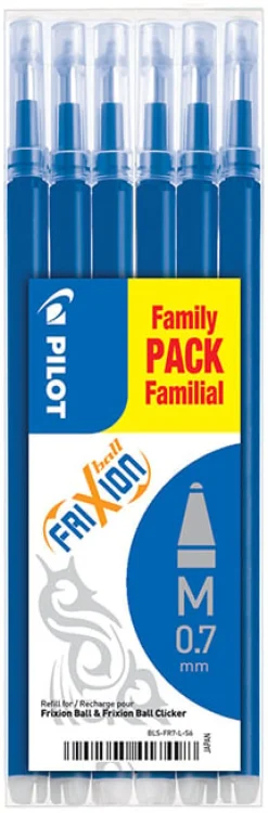 Frixion patron refillll 0,7 blå (6)