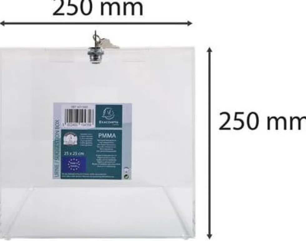 Förslagslåda EXACOMPTA transparent