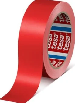 Förslutningstejp TESA PVC 9mmx60m röd